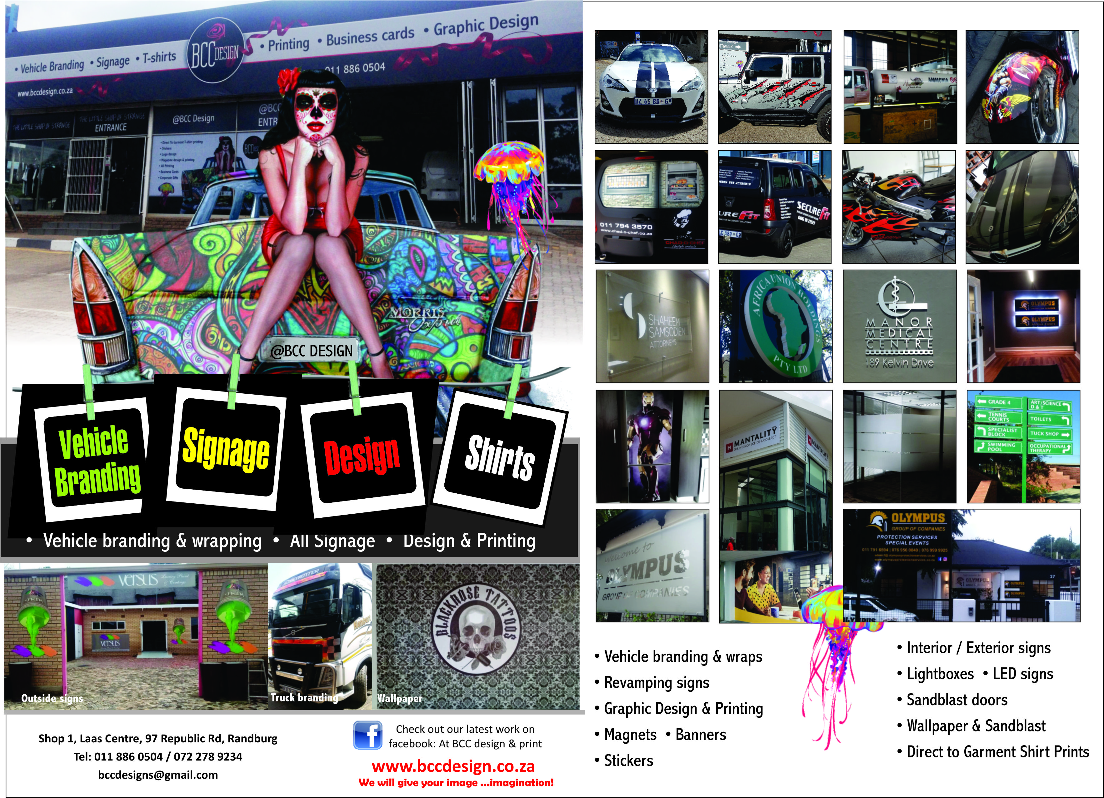 SIGNAGE AND VEHICLE BRANDING